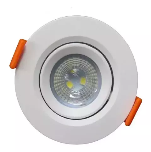 Spot 3W Cob Redondo Branco Quente 110V/220V