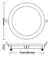 Luminária Led Redonda De Embutir 6w 6500k Estrutura Branco 110V/220V na internet