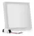 Luminária Led Quadrada De Sobrepor 18w 6500k Estrutura Branco 110V/220V na internet