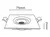 Spot 3W Cob Quadrado Branco Quente 110V/220V - comprar online