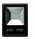 Refletor Led 20w 127/220V - Carcaça Preta Luz Branco-Frio IP65/IP66 A prova D'Água - comprar online