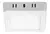 luminária led quadrada de sobrepor 6w 6500k estrutura branco 110v/220v na internet