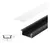 Perfil Alumínio Embutir 30mm Largura X 10mm Altura 2mm ( Cor Preto ) - comprar online