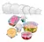 Tapas De Silicona Reutilizables Transparentes Set X 6 - comprar online
