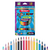 Colores Offiesco x 18 con Metalizados – Mina 4mm Triangular