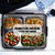 Lunch Box Negra Grande Multiusos, Ideal para Almuerzos Completos, Picnic, Comida de todo el día en internet