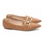 Sapatilha Mocassim Bico Fino Lezard Caramelo - comprar online