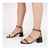 Sandália Preta correias douradas com glitter - comprar online