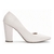 Scarpin Aberto do Lado Off White - loja online