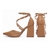 Scarpin Caramelo Pirâmides Dourado - comprar online