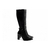Bota Bico Fino Cano Longo Preto - ZAMHÁ 