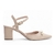 Scarpin Bege Enfeite Dourado - loja online