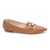 Imagem do Sapatilha Mocassim Bico Fino Lezard Caramelo