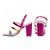 Sandália Pink Tiras Metalizadas - comprar online