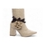 Bota Bico Fino Cano Médio Flor - comprar online