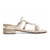 Rasteira Salto Baixo Ouro Light - loja online