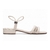 Rateira Salto Baixo Off White - loja online