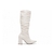 Bota Franzida Off White Bico Fino - comprar online