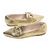 Mocassim Bico Fino Dourado - comprar online
