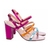 Sandália Pink Tiras Metalizadas - comprar online