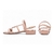 Rasteira Salto Baixo Rose Manta de Strass - comprar online