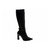 Bota Bico Fino Cano Longo Preto - comprar online