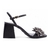 Sandália Napa Preto Flor com Strass na cor Onix - loja online