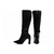 Bota Bico Fino Cano Longo Preto
