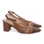 Scarpin Caramelo Estampado Onça - ZAMHÁ 