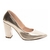 Scarpin Napa Metalizado Ouro Light