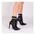 Bota Bico Fino Cano Médio Napa Preto - comprar online