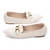 Imagem do Sapatilha Mocassim Bico Fino Off White