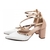 Scarpin Salto Bloco Grosso Napa Branco - ZAMHÁ 
