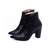 Bota Bico Napa Croco Preto