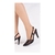 Imagem do Scarpin Verniz Preto / Tela na Cor Preto
