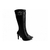 Bota Bico Fino Cano Alto Preto - loja online