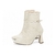 Imagem do Bota Bico Fino Croco Off White