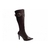 Bota Bico Fino Cano Alto Marrom Café - comprar online