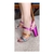 Sandália Pink Tiras Metalizadas - comprar online