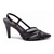 Scarpin Verniz Preto / Tela na Cor Preto - loja online