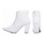 Bota Bico Fino Napa Croco Branco - loja online