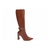 Bota Bico Fino Cano Longo Caramelo - comprar online