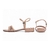 Rateira Salto Baixo Rose - comprar online