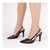 Imagem do Scarpin Verniz Preto / Tela na Cor Preto