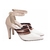 Scarpin Off White/Bege e preto - loja online