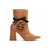 Bota Bico Fino Cano Médio Flor - comprar online
