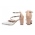 Scarpin Salto Bloco Grosso Napa Branco - comprar online