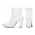 Bota Cano Curto Napa Branco - loja online