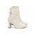 Bota Bico Fino Croco Off White na internet