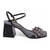 Sandália Napa Preto Flor com Strass na cor Onix na internet